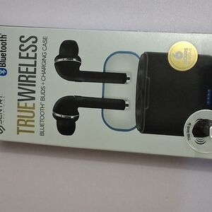 True Wireless Bluetooth Earbuds - Black